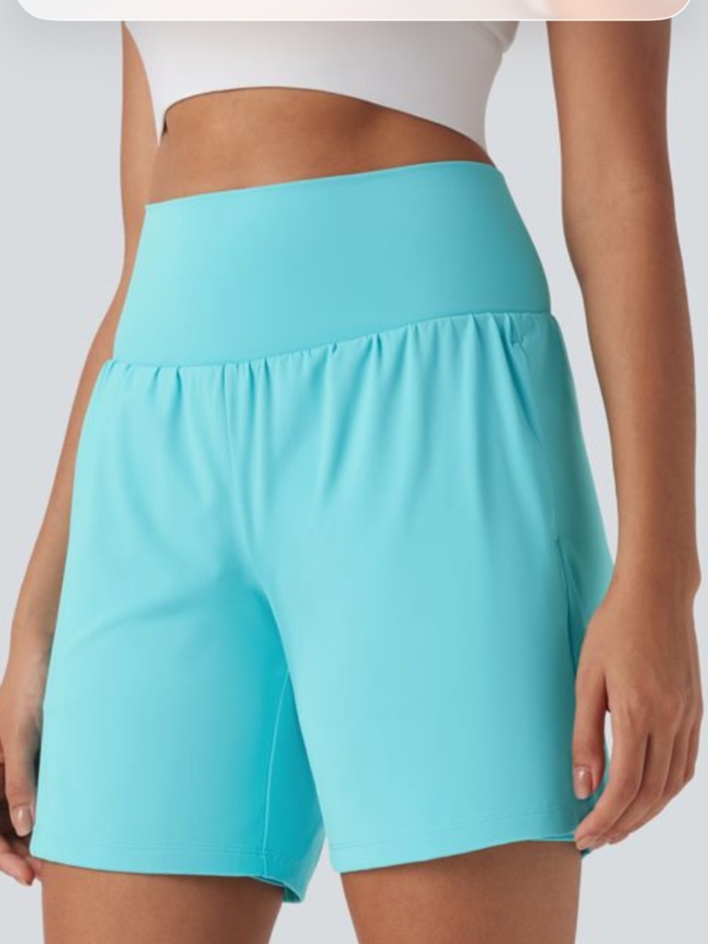 HALARA Bright Turquoise Athletic shorts